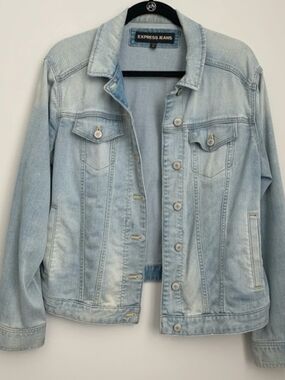 Express Light Blue Denim Jacket
